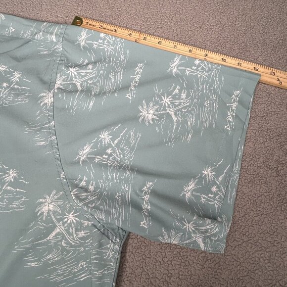 Dixxon Shirt Mens 5X Hawaiian The Naples D-Lite Stretch Party Lightweight Palm - Picture 10 of 12